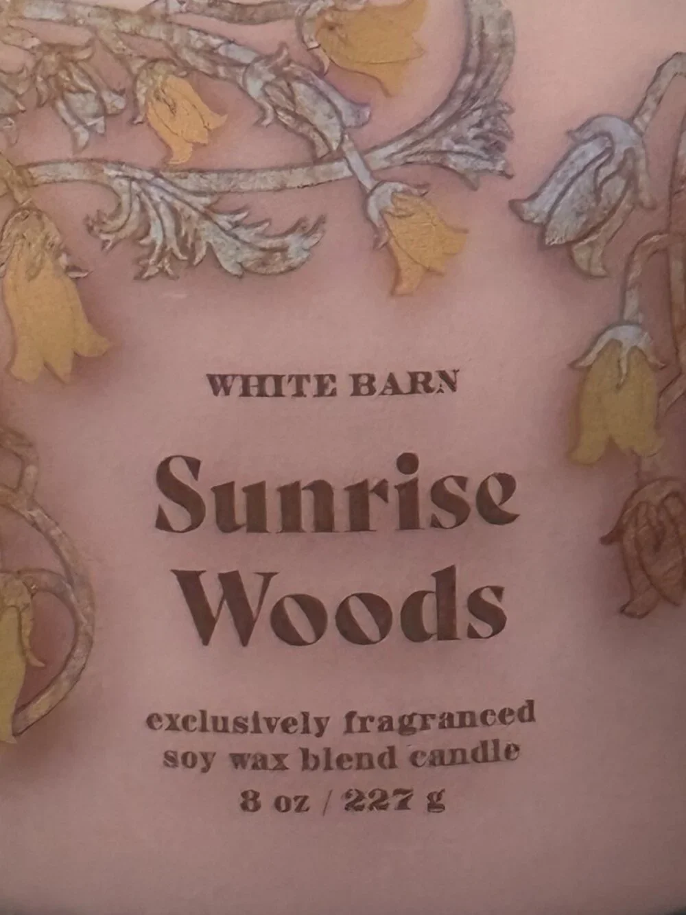 BBW Sunrise Woods White Barn Bath & Body Works Single Wick Candle - Picture 3 of 10